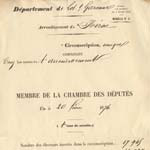 Rsultats des lections lgislatives pour l'arrondissement de Nrac, 20 fv. 1876 - Agrandir l'image