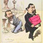 Caricature de Fallires, ministre de l'Instruction publique, 1883 - Agrandir l'image