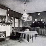 La salle à manger en 1906 - Agrandir l'image