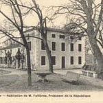 Loupillon, près Mézin - Habitation de M. Fallières, Président de la République - Agrandir l'image