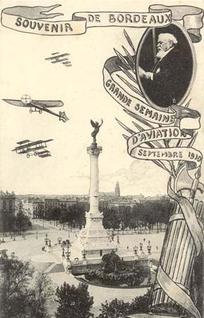 Souvenir de la semaine de l'aviation de Bordeaux, sept. 1910 (127 J 308)
