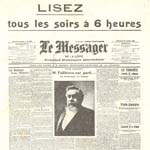 Voyage du prsident Fallires - Clermont-Ferrand - article de presse dans le Messager de la Loire (127 J)  - Agrandir l'image