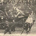 Voyages en France -  Rouen, 1911 - Le prsident Fallires en voiture (127 J 345)  - Agrandir l'image
