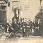 Voyages en France -  Savoie, 1910 - Le prsident Fallires en visite  Annecy (127 J 356)  - Agrandir l'image