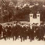 Voyages en France -  Savoie, 1910 - Le prsident Fallires arrive  Pont-de-la-Caille (127 J 359)  - Agrandir l'image