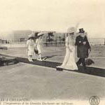 Rceptions de souverains -  le tsar de Russie, 1909 - Le prsident Fallires et la tsarine (127 J 448)  - Agrandir l'image