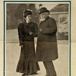 Vie quotidienne  l'Elyse - Promenade de Monsieur Fallires, nouveau chef de l'Etat, La Dpche du 4 fvrier 1906 (127 J 805)  - Agrandir l'image